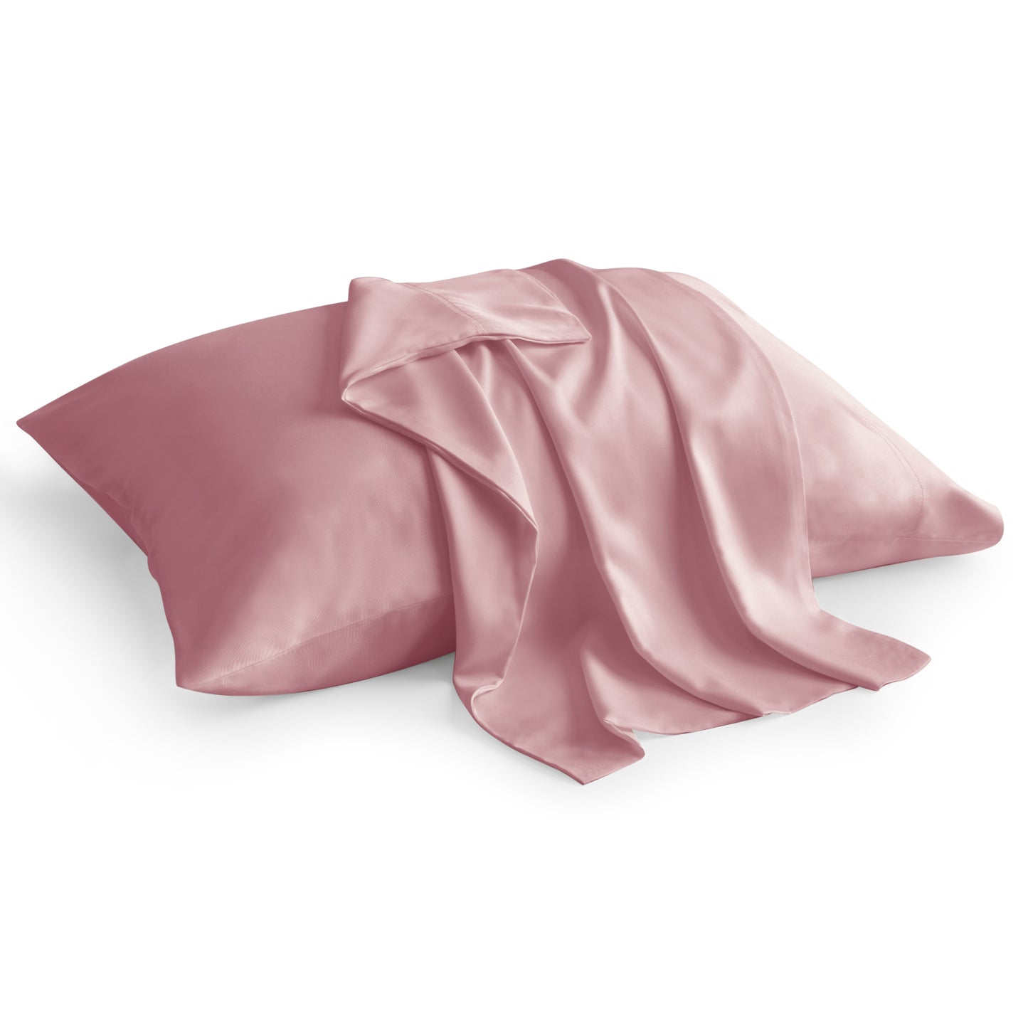 Pillow Cases Set of 2 Pack, Rayon Derived from Bamboo, Cooling Pillow Cases for Hot Sleepers & Night Sweats, Breathable and Silky Soft Envelope Pillowcases