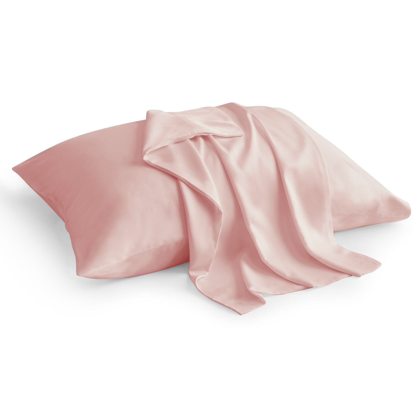 Pillow Cases Set of 2 Pack, Rayon Derived from Bamboo, Cooling Pillow Cases for Hot Sleepers & Night Sweats, Breathable and Silky Soft Envelope Pillowcases