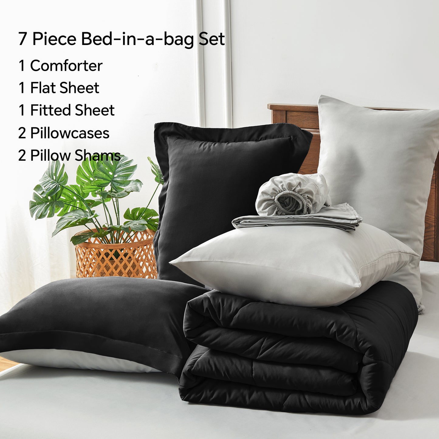 Comforter Set Bed in A Bag