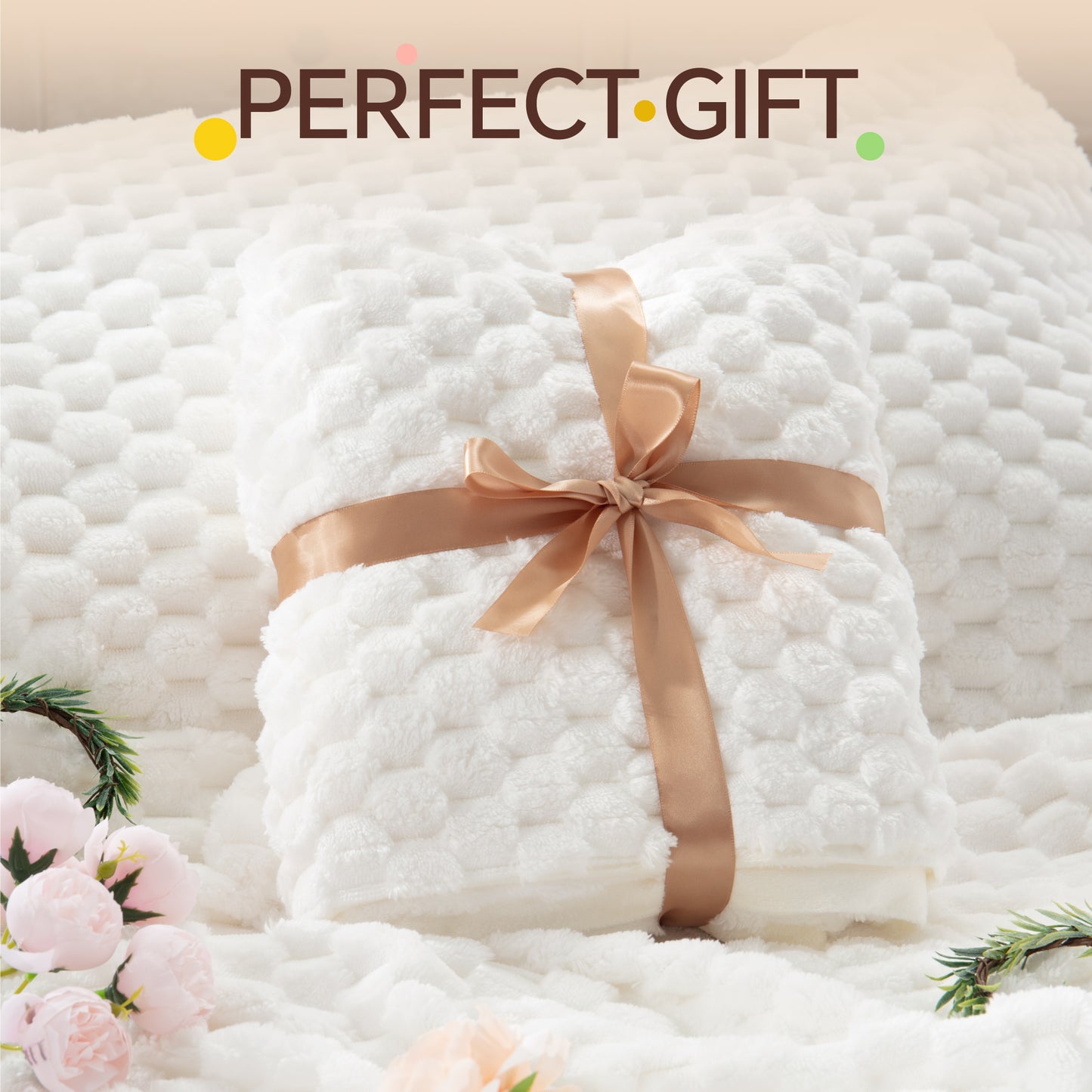 Fluffy Comforter Set - Fleece Soft Comforter for Bed, Luxury Warm Bedding Set for Winter, Fuzzy Bed Set