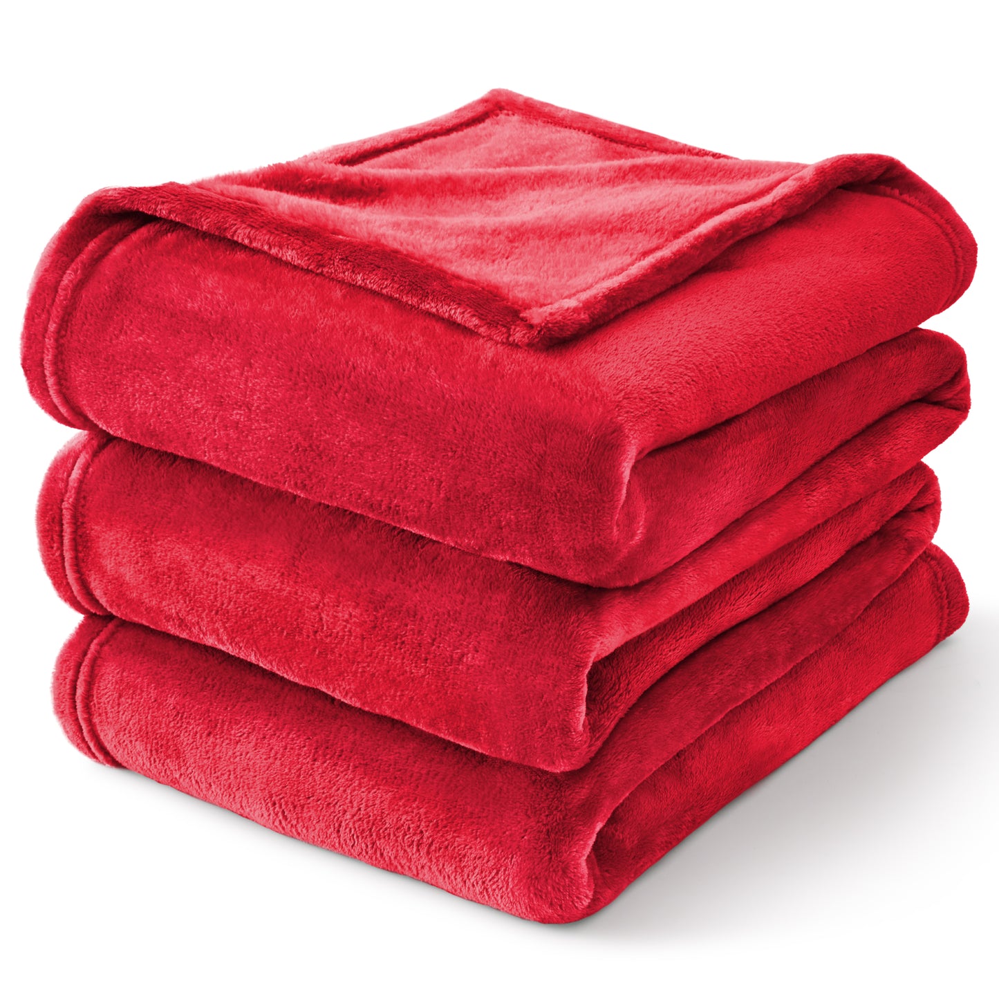 Fleece Blankets Queen Size Throw Blankets for Bed & Couch, Plush Cozy Fuzzy Blanket, Super Soft & Warm Blankets for Fall and Winter