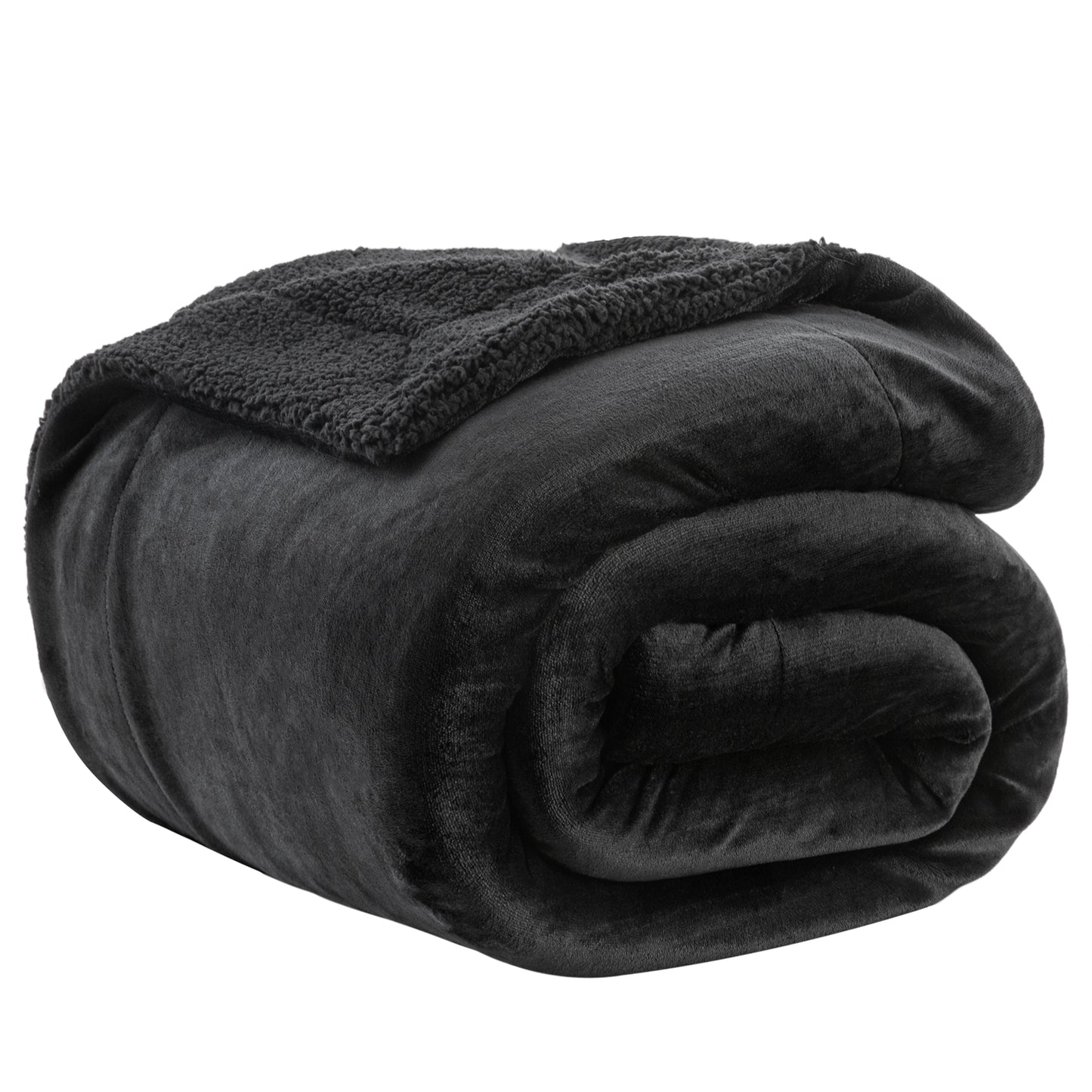 Sherpa Fleece Blanket Throw Blanket for Couch & Bed- 480GSM Thick Warm Winter Blankets, Super Soft & Cozy Fuzzy Blanket