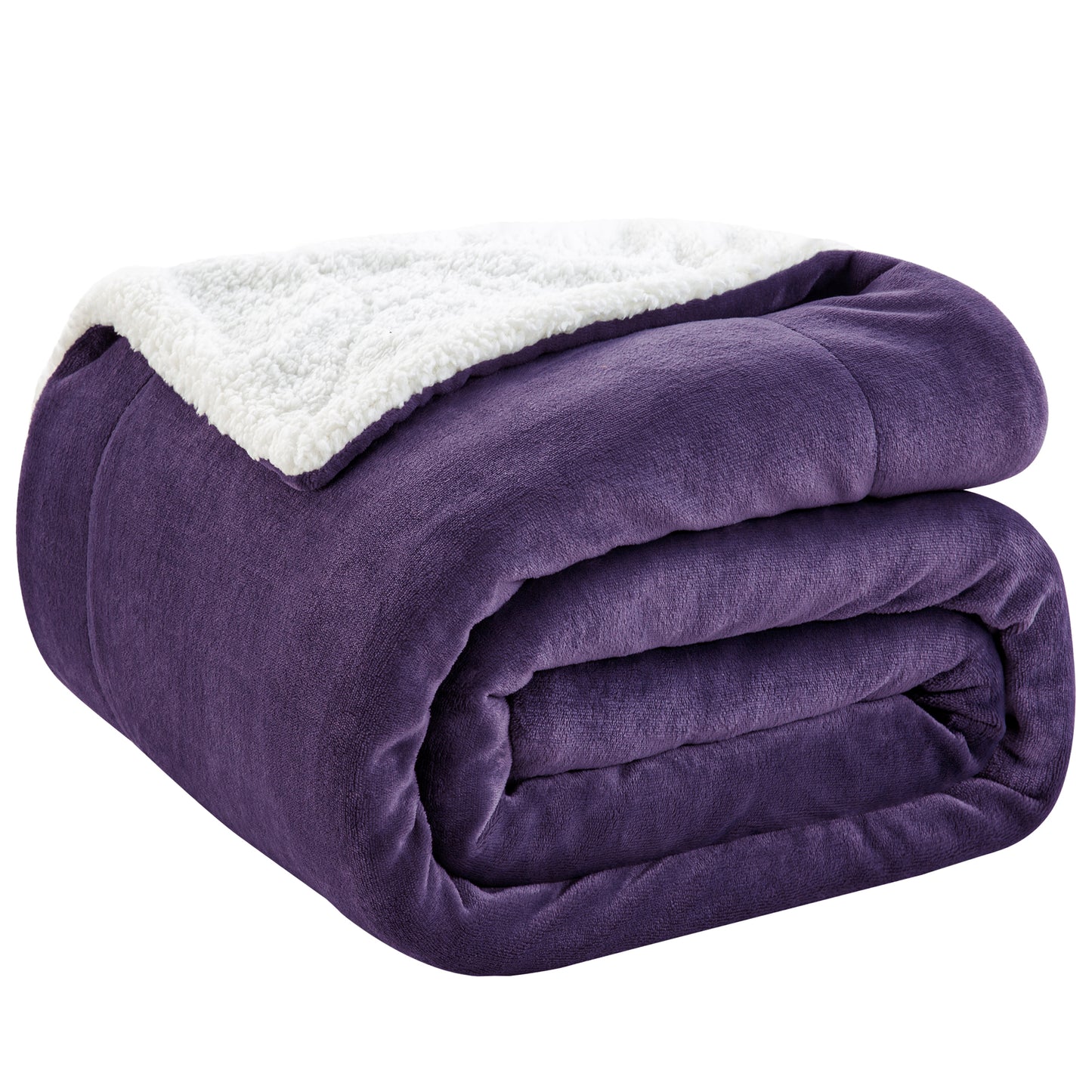 Sherpa Fleece Blanket Throw Blanket for Couch & Bed- 480GSM Thick Warm Winter Blankets, Super Soft & Cozy Fuzzy Blanket