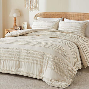 Beige Boho Comforter Set