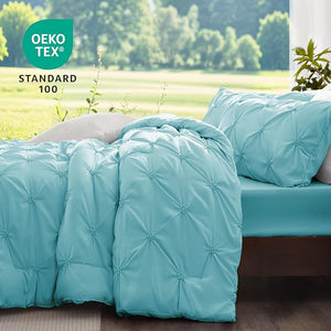 Boho Pintuck Bedding Comforter Sets 2