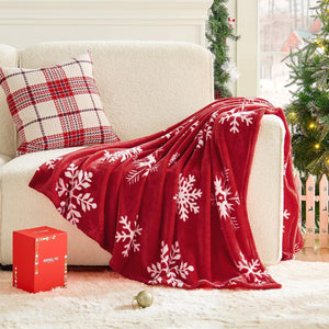Christmas Throw Blanket for Decor and Gift