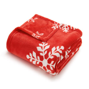 Christmas Throw Blanket Red