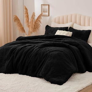 Faux Fur Comforter Set
