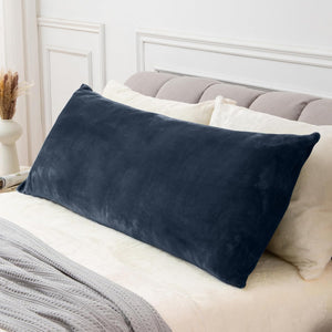 Fuzzy Fleece Body Pillowcase Navy