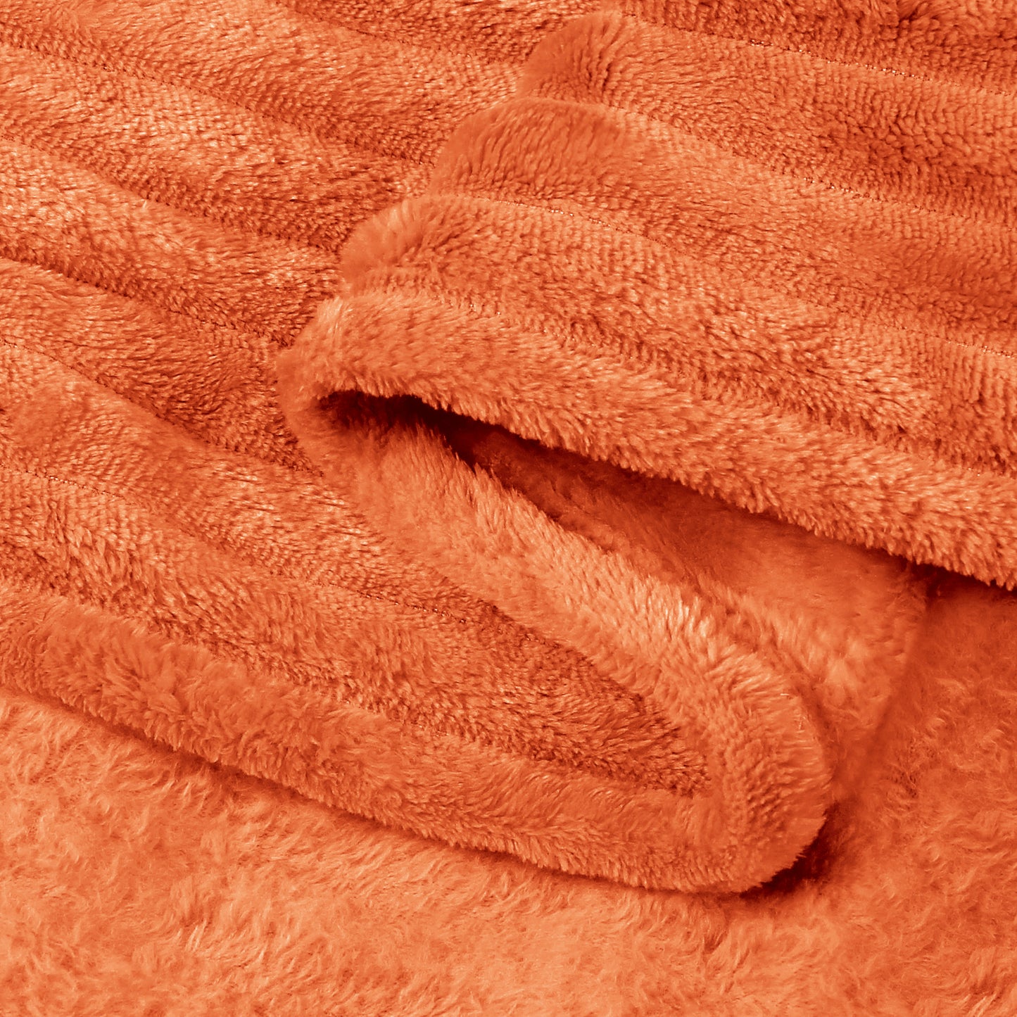 Fleece Blanket - 3D Ribbed Jacquard Decorative Throw Blanket for Couch & Bed, Lightweight Warm Cozy Soft Fuzzy Blankets All Seasons Suitable