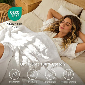Muslin Blanket | 100% Natural Cotton OEKO-TEX