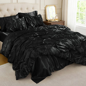 Pintuck Bed in A Bag with Comforter