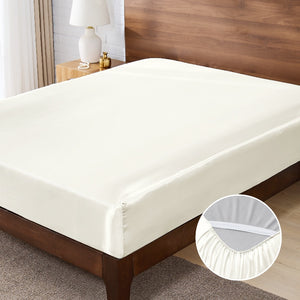 Silky Satin Fitted Sheet