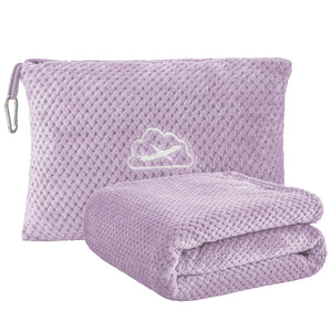 Travel Blanket with Bag Lavender
