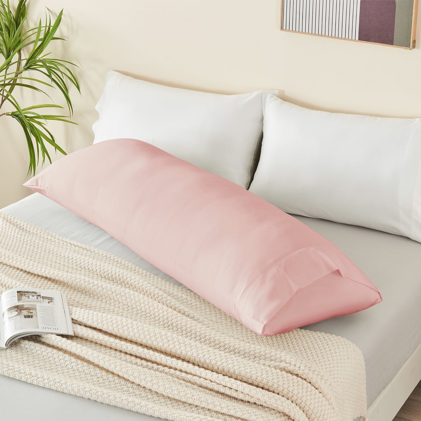 Pillow Cases Set of 2 Pack, Rayon Derived from Bamboo, Cooling Pillow Cases for Hot Sleepers & Night Sweats, Breathable and Silky Soft Envelope Pillowcases