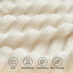 faux fur body pillow cover with zipper