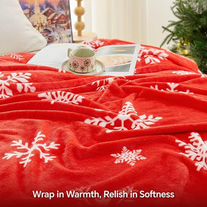 festive holiday couch decor