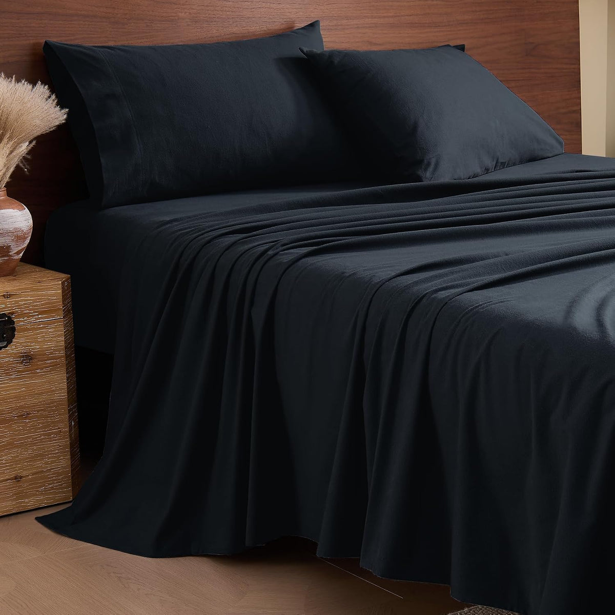 Flannel Cotton Deep Pocket Sheet Set