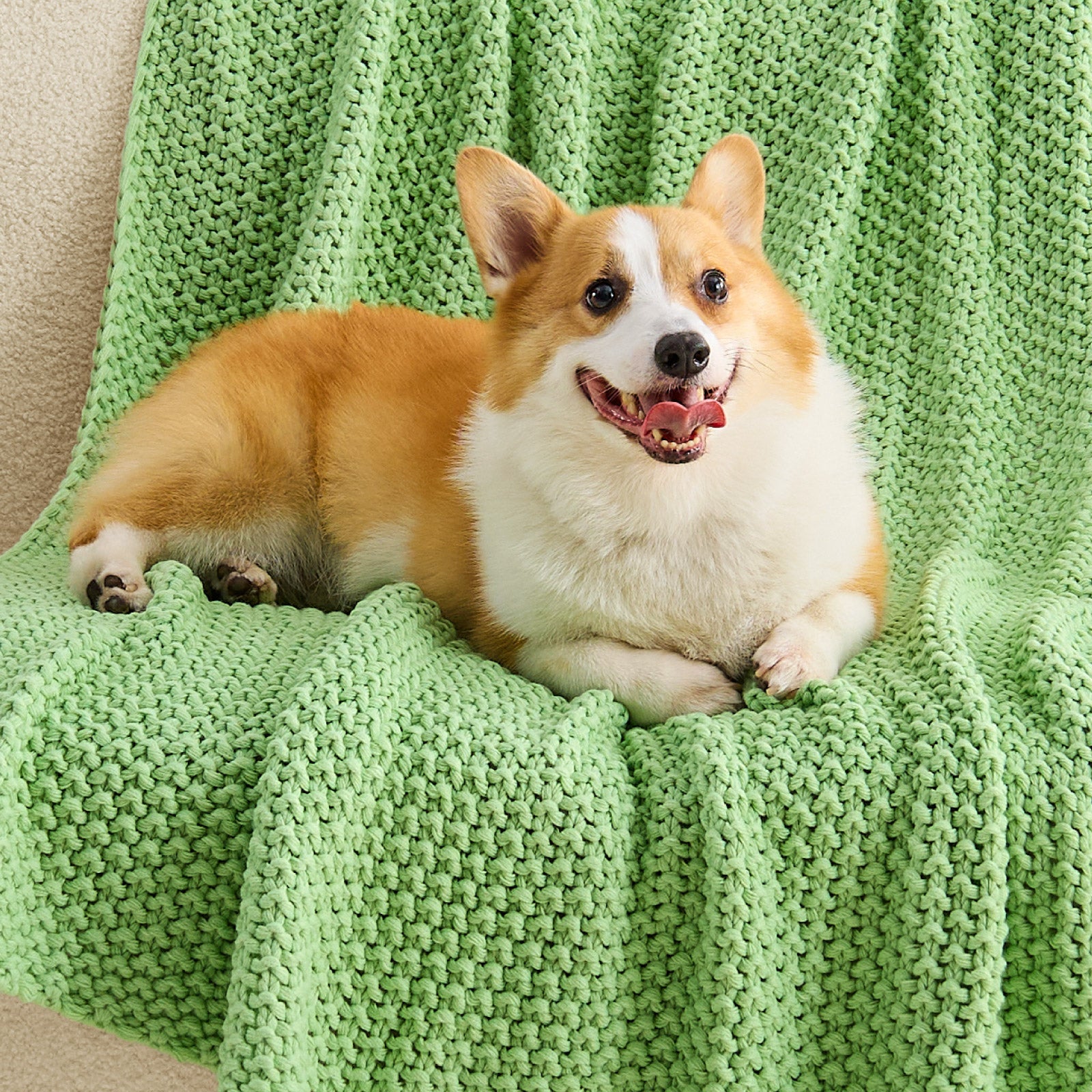 Acrylic Chunky Knitted Blankets