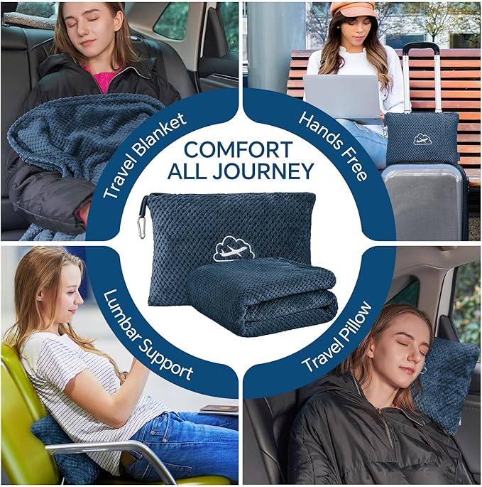 Airplane Blanket Travel Essentials
