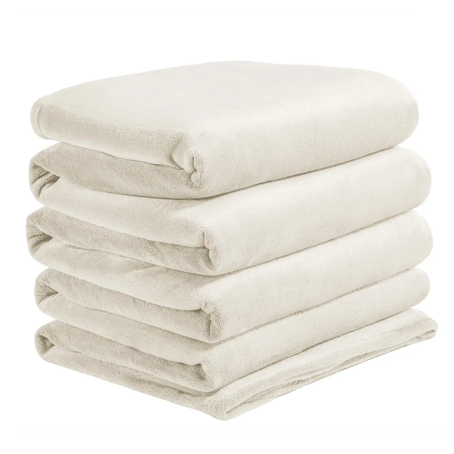 Beige Throw Blankets for Couch & Bed