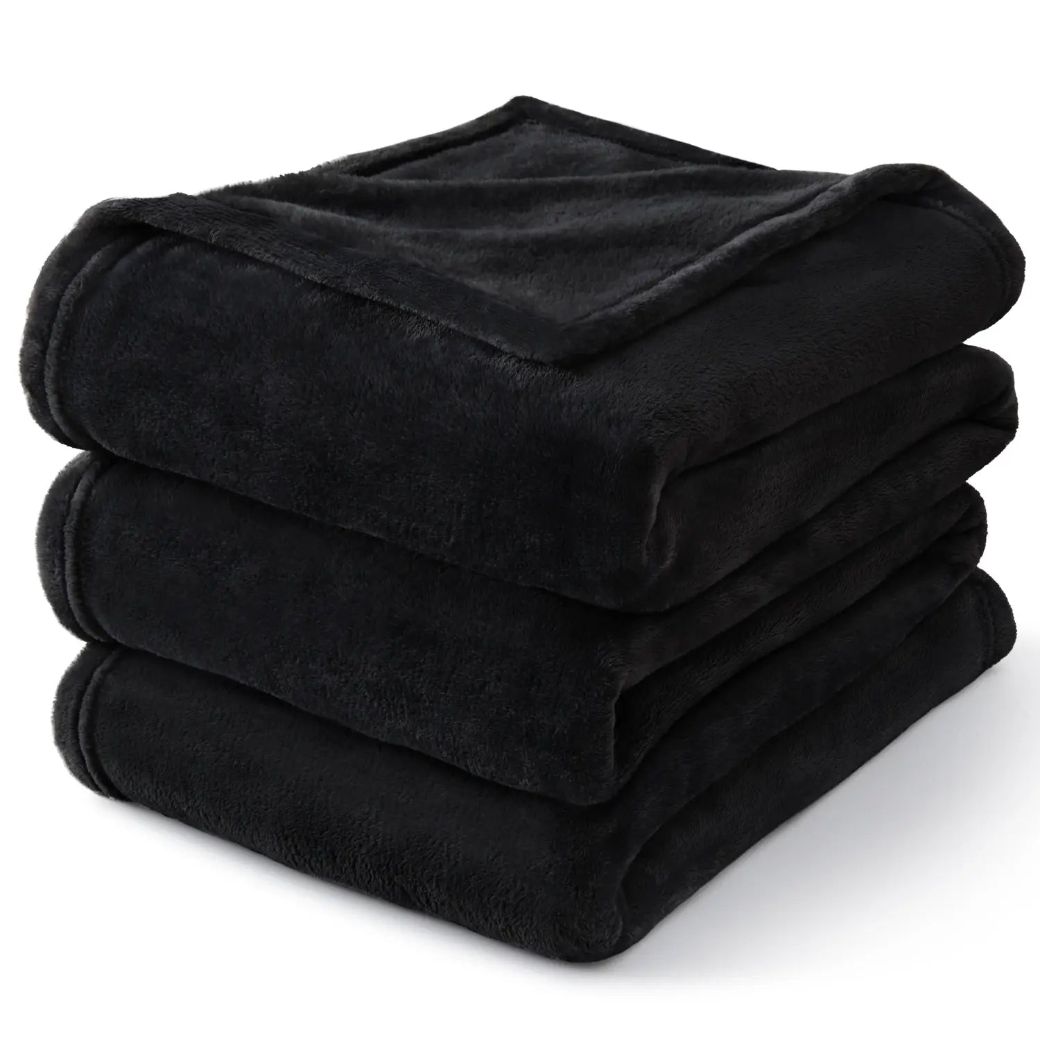 Black Throw Blankets for Couch & Bed