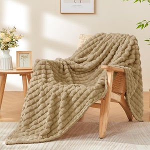 Boho Geometric Checkered Throw Blanket