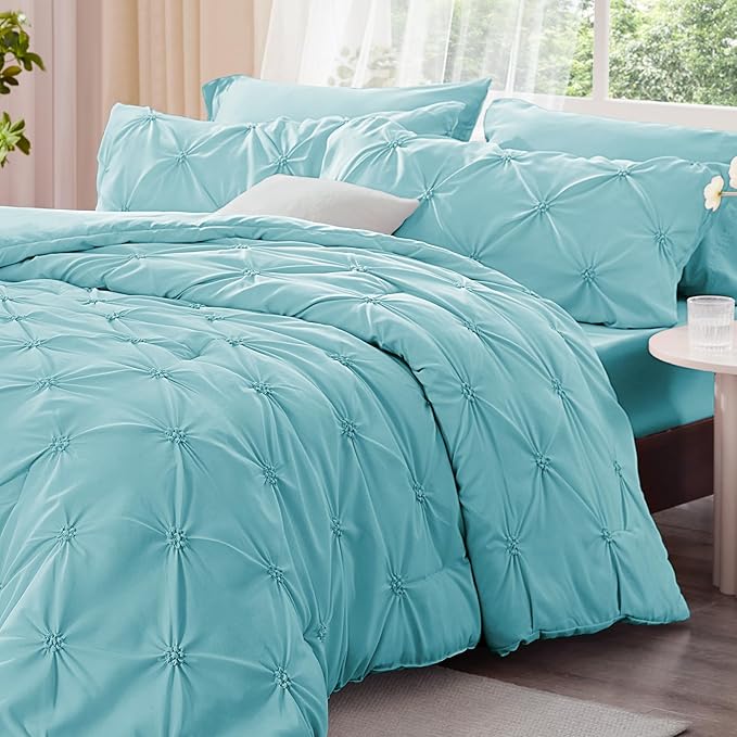 Boho Pintuck Bedding Comforter Sets