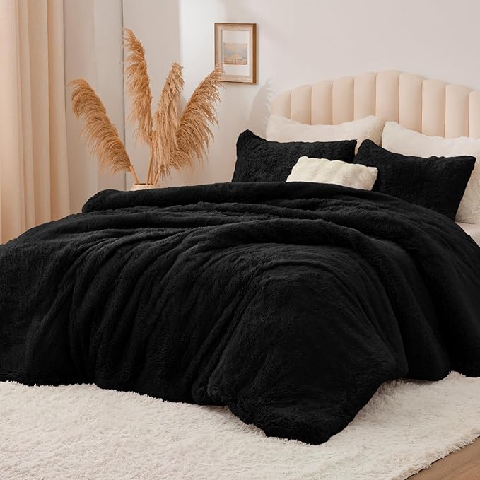 Faux Fur Comforter Set