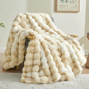 Faux Fur Throw Blanket