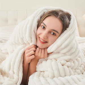 Fleece comforter bedding set