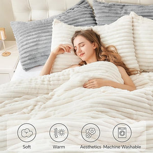 Fleece comforter home bedding