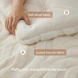 Fuzzy Bedding Set Queen