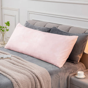 Fuzzy Fleece Body Pillowcase Pink
