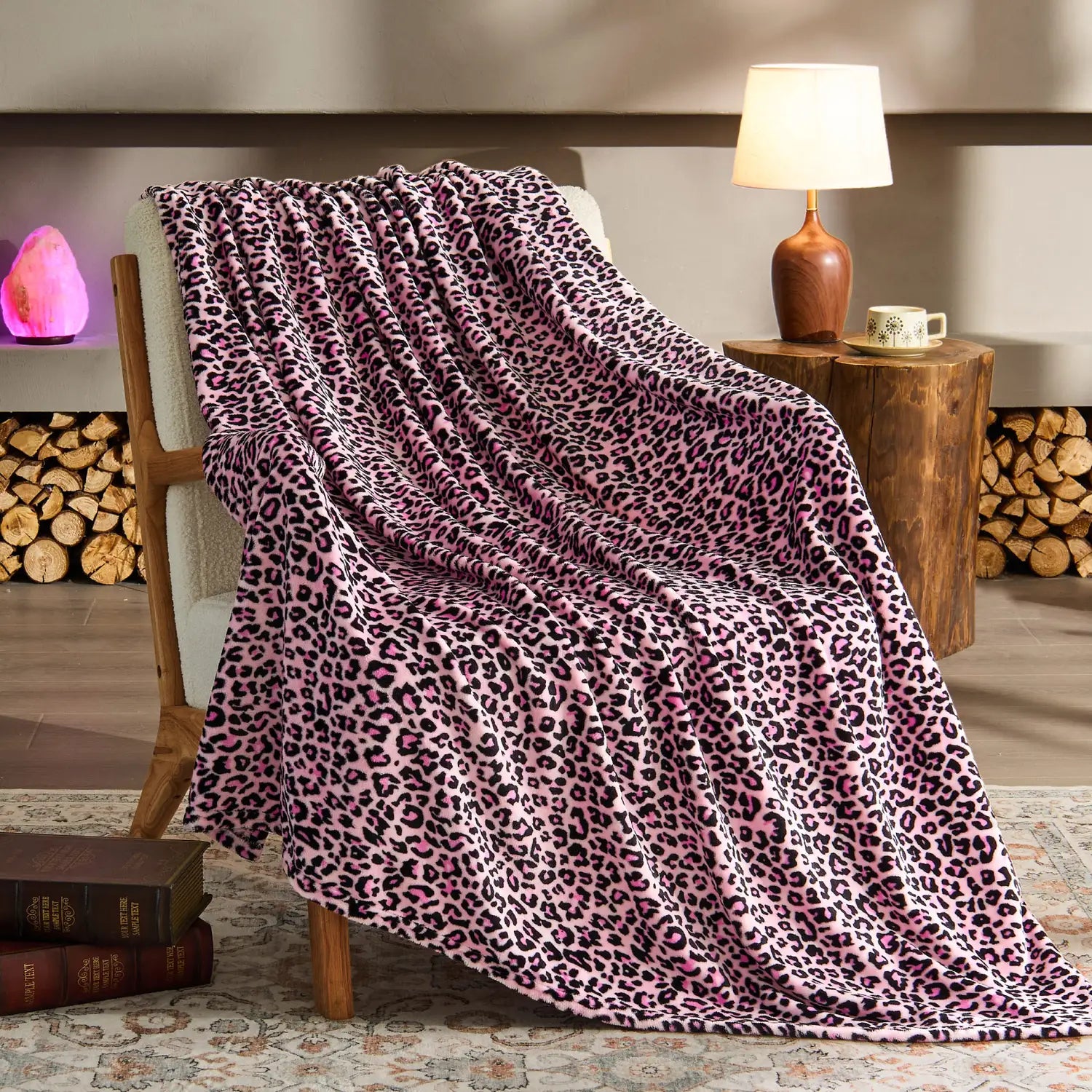 Lightweight Fleece Animal Print Blanket