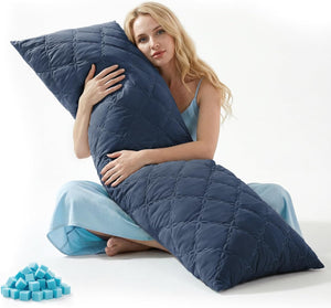 Memory Foam Long Pillow for Side Sleepers