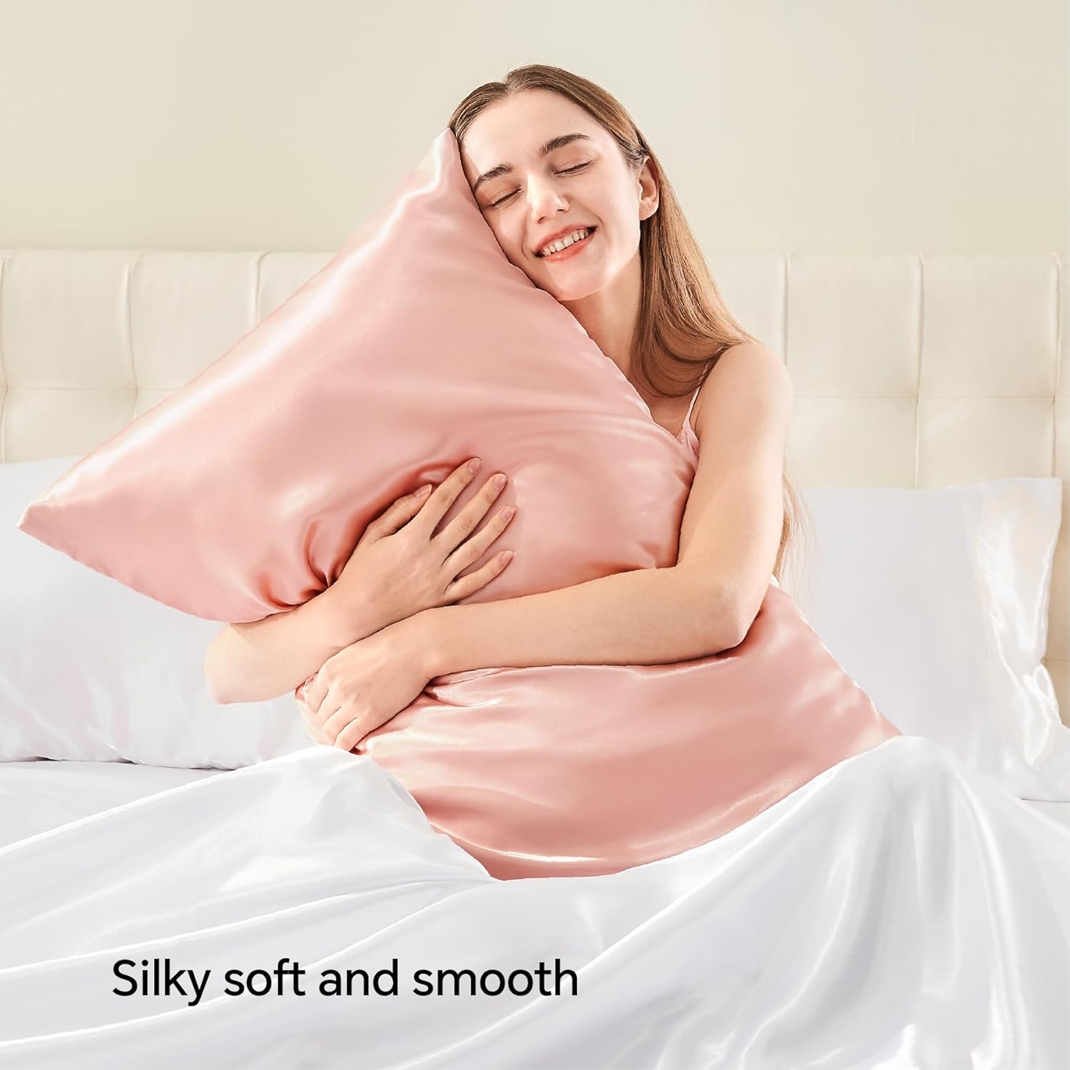 Statin pillowcase with zipper 2 pack Coral