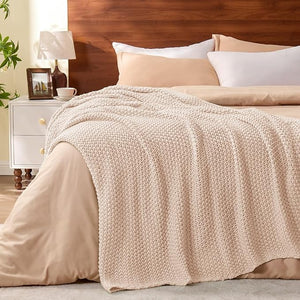 Super Soft Cozy Woven Grey Twin Blanket