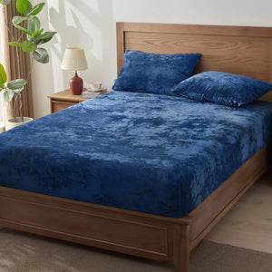 Velvet Fitted Sheet Set