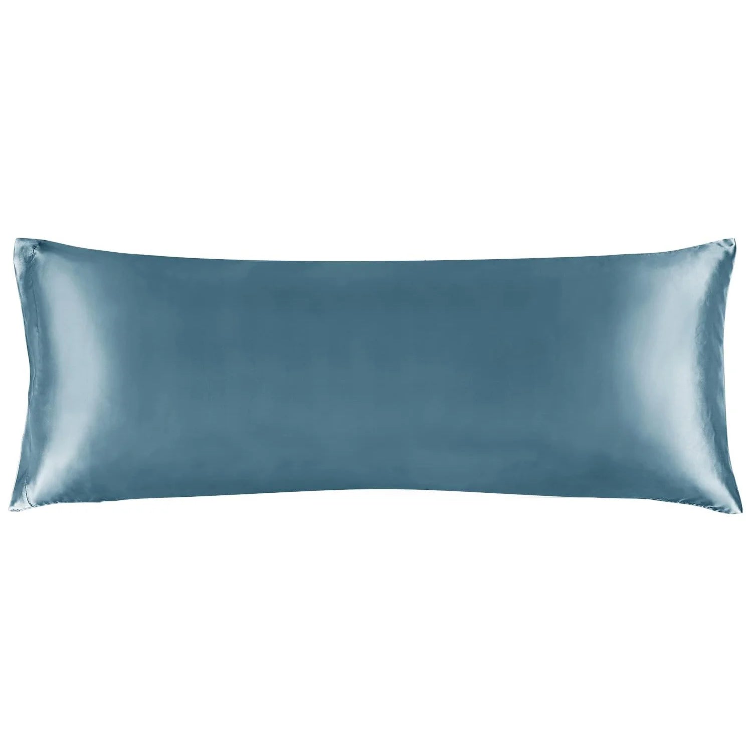bluesteel satin body pillow cover
