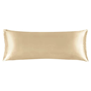 champagne satin body pillow cover