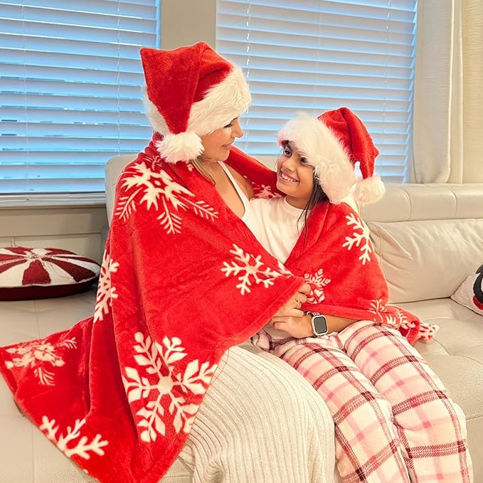 christmas gift throw blanket