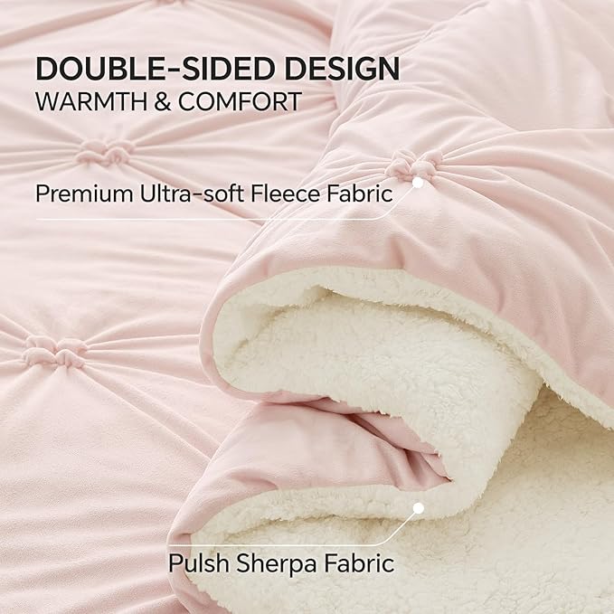 fluffy pinch pleat bedding