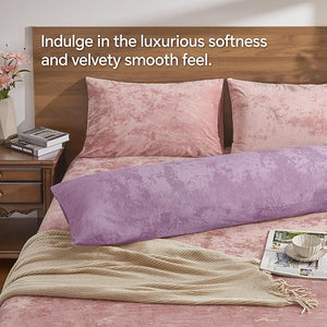 hidden zipper velvet pillow case