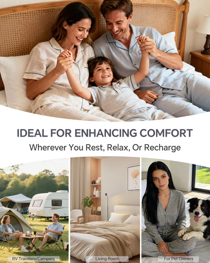 BEDELITE 3 Inch Memory Foam Mattress Topper,Pillow Top Mattress Topper with Bamboo Rayon Cover,Breathable Mesh Side Mattress Pad,21" Deep Pocket,Soft Supportive Mattress Bed Topper