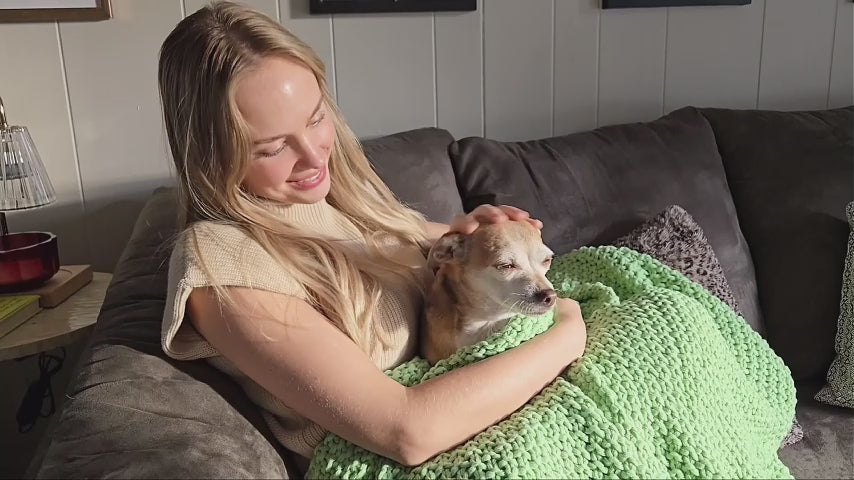 BEDELITE Chunky Knit Throw Blanket