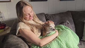 BEDELITE Chunky Knit Throw Blanket