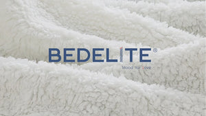BEDELITE Buffalo Plaid Sherpa Fleece Blanket