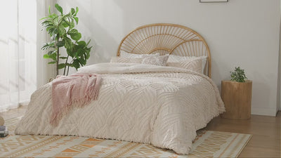 Farmhouse Jacquard Boho Comforter
